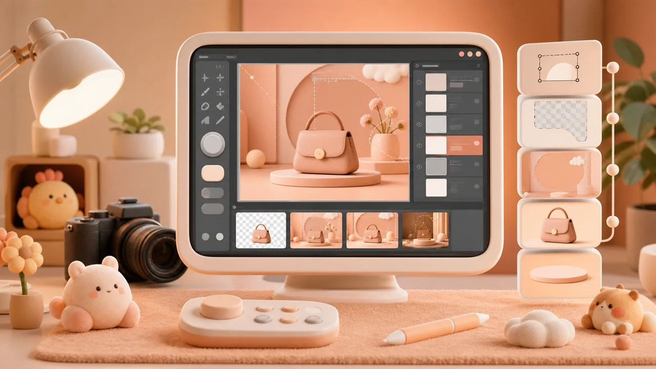 Photoshop商业修图插件 配合 Photoshop 完成Photoshop 商业修图插件和传统流程区别